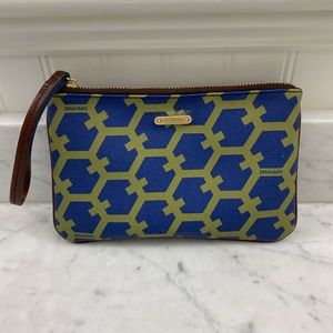 BRAHMIN Wristlet Purse/Cosmetic Case NWOT